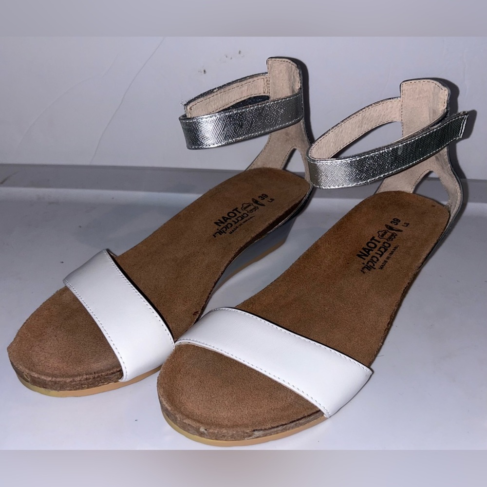 NAOT Womens Pixie Wedge Sandal EEUC!